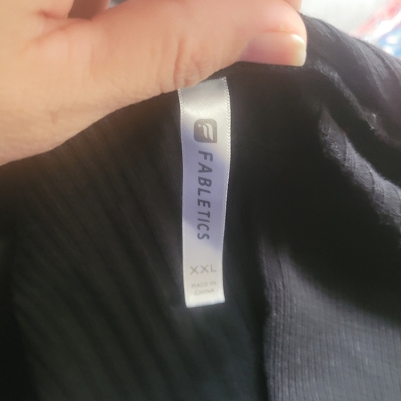 Fabletics Wrap Cardigan Black - Picture 3 of 5